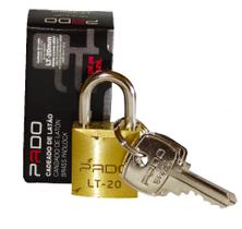 Cadeado pado latão maciço reforçado original lt-20mm Cadeado pado latão maciço reforçado original lt-20mm