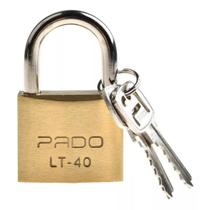 Cadeado Pado Lt 40 Latão Para Portões Armários Cor Dourado