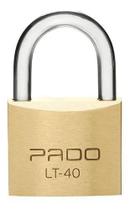 Cadeado Pado Pequeno Armário Mala Corrente Latão 40mm Cadeado Pado Pequeno Armário Mala Corrente Latão 40mm