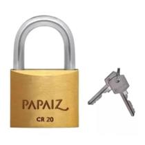 Cadeado Papaiz 20mm Cor Dourado Cadeado Papaiz 20mm Cor Dourado