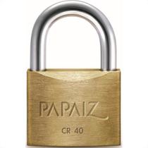 Cadeado Papaiz 40Mm Flowpack 100400Cx - Kit C/5 Cadeado Papaiz 40Mm Flowpack 100400Cx - Kit C/5