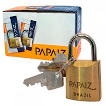 Cadeado Papaiz 40Mm ./ Kit Com 5 Peças