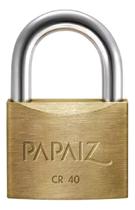 Cadeado Papaiz 40mm Segurança robusta resistência a corrosão Ideal para portões, correntes, bicicletas, academias e baús