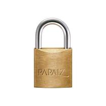 Cadeado Papaiz 60mm Corpo E Chave Em Latão Gancho Em Aço