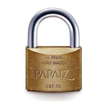 Cadeado Papaiz Chave Tetra 70mm Latão Maciço Cadeado Papaiz Chave Tetra 70mm Latão Maciço