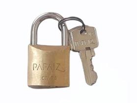 Cadeado Papaiz CR25 com mesmo Segredo 3224 Unificado
