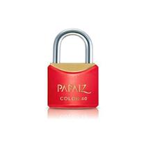 Cadeado papaiz cr40 vermelho ka1