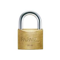 Cadeado Papaiz Grande Cr 45mm Latão Maciço 2 Chaves Cor Dourado Cadeado Papaiz Grande Cr 45mm Latão Maciço 2 Chaves Cor Dourado