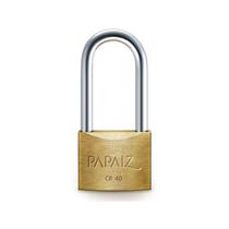 Cadeado Papaiz Haste Longa 40mm Cr40/50 C/2 Chaves Cor Dourado