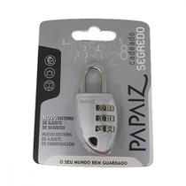 Cadeado Papaiz Segredo Cs23 Prata Cadeado Papaiz Segredo Cs23 Prata