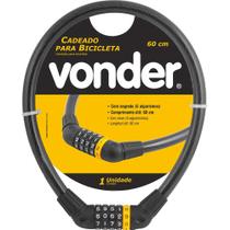 Cadeado Para Bicicleta 60 Cm Com Segredo Vonder