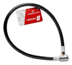 Cadeado Para Bicicleta Absolute 60cm X 6mm Segredo Cadeado Para Bicicleta Absolute 60cm X 6mm Segredo