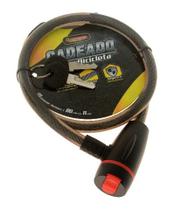 Cadeado para Bicicleta Cabo de Aço 11x80 Reforçado