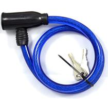 Cadeado para Bicicleta com Chave e Cabo de Aço