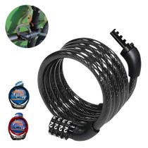 Cadeado para bicicleta e moto com segredo 80cm/12mm dasshaus