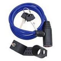 Cadeado para bicicleta reforcado, CFX 10x100cm aspiral Azul