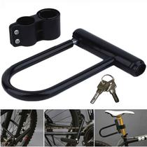 Cadeado para Bike Bicicleta U Lock Trava Antifurto com Chave