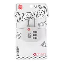 Cadeado Para Mala De Viagem Miniso Segurança Compacto Bege