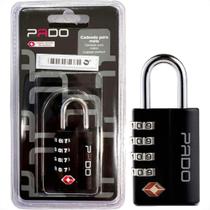 Cadeado Para Mala Pado Tsa007 Executive 4 Segredos Preto - 52018282 Cadeado Para Mala Pado Tsa007 Executive 4 Segredos Preto - 52018282