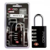 Cadeado Para Mala Pado Tsa007 Executive 4 Segredos Preto - 52018282 Cadeado Para Mala Pado Tsa007 Executive 4 Segredos Preto - 52018282