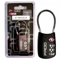 Cadeado Para Mala Pado Tsa007 Personal 3 Segredos Preto - 52018284