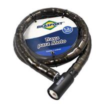 Cadeado Para Moto Com Chave 22mm X 1.20m Brasfort