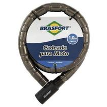 Cadeado para Moto com Chave 22mm X 1,20m Brasfort