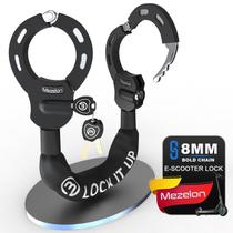 Cadeado para Patinete Elétrico Mezelon Corrente 8 mm Reforçada