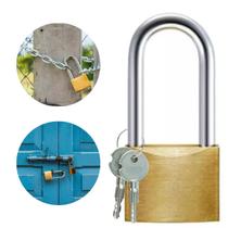 Cadeado Para Segurança Versátil Haste Longa De Latão 50mm Com Chaves Tetra Cadeado Para Segurança Versátil Haste Longa De Latão 50mm Com Chaves Tetra