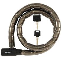 Cadeado parra moto com chave 22mm x 1m brasfort 7012