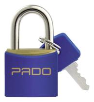 Cadeado Pequeno Pado 20mm Color Latão Mala Mochila Armário
