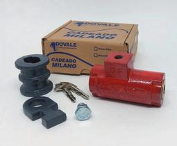 Cadeado Porta de Aço Dovale Milano Tetra Automático - 18352