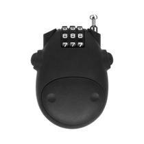 Cadeado Retrátil De Aço Para Bicicleta E Capacete De Moto, Acessório Durável Para Bicicleta Com