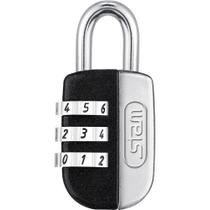 Cadeado Segredo 20MM Life Colors Preto Fosco Z