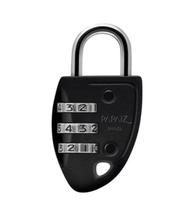 Cadeado Segredo CS23 30mm Preto Papaiz Aço Carbono 3 dígitos