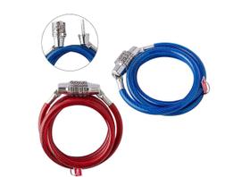 Cadeado Segredo Trava Portão Bicicleta 8mm 1m Cadeado Segredo Trava Portão Bicicleta 8mm 1m