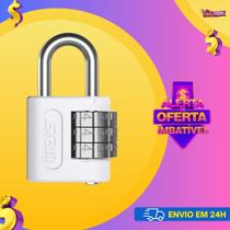 Cadeado Segredo Zamac Stam 25mm Branco