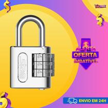 Cadeado Segredo Zamac Stam 25mm Cromado
