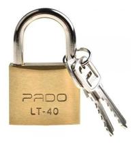 Cadeado Segurança Casa Portão Porta Latão Pado Lt 40mm Cadeado Segurança Casa Portão Porta Latão Pado Lt 40mm