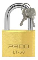 Cadeado Segurança Casa Portão Porta Latão Pado Lt 60mm Cadeado Segurança Casa Portão Porta Latão Pado Lt 60mm