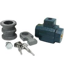 Cadeado Solo King Para Porta de Aço Tetra Chave Ferro Fundido Verde Dovale Cadeado Solo King Para Porta de Aço Tetra Chave Ferro Fundido Verde Dovale