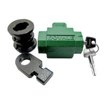 Cadeado Solo p/ Porta Aço Dovale King 3 Segredos Iguais- Cadeado Solo p/ Porta Aço Dovale King 3 Segredos Iguais-