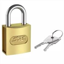 Cadeado stam 20mm comum - código 00007, referência 3522 Cadeado stam 20mm comum - código 00007, referência 3522