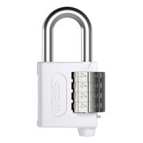 CADEADO STAM 25MM SEGREDO BRANCO 90503 311537 - Alta Segurança e Praticidade