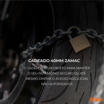 Cadeado Stam 40mm Com 2 Chaves Cor Dourado