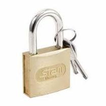 Cadeado stam 40mm latonado zamak profissional - Paris Cadeado stam 40mm latonado zamak profissional - Paris