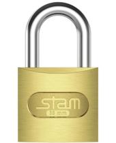 Cadeado STAM Mola - Aço Inoxidável Pino Latao Corpo Zamac - 20mm - 25mm - 30mm - 35mm - 40mm - 45mm Cadeado STAM Mola - Aço Inoxidável Pino Latao Corpo Zamac - 20mm - 25mm - 30mm - 35mm - 40mm - 45mm