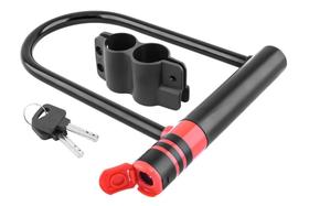 Cadeado tipo u paco 180x245mm c/ suporte quadro 2 chaves