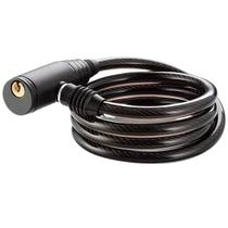 Cadeado Trava Anti Furto Cabo De Aço Segurança Bike Espiral 1Mx12mm