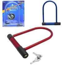 cadeado/ trava de bicicleta / moto tipo u 230X180MM na cartela - WESTERN cadeado/ trava de bicicleta / moto tipo u 230X180MM na cartela - WESTERN